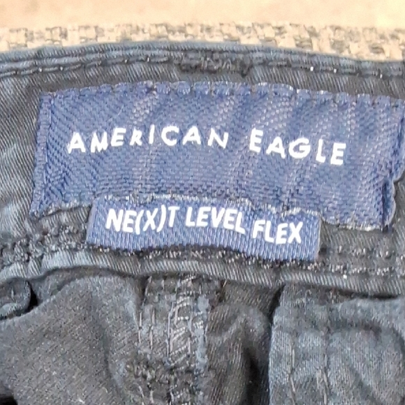 American Eagle Ne(X)t Level Flex All Black Jeans - Picture 3 of 9